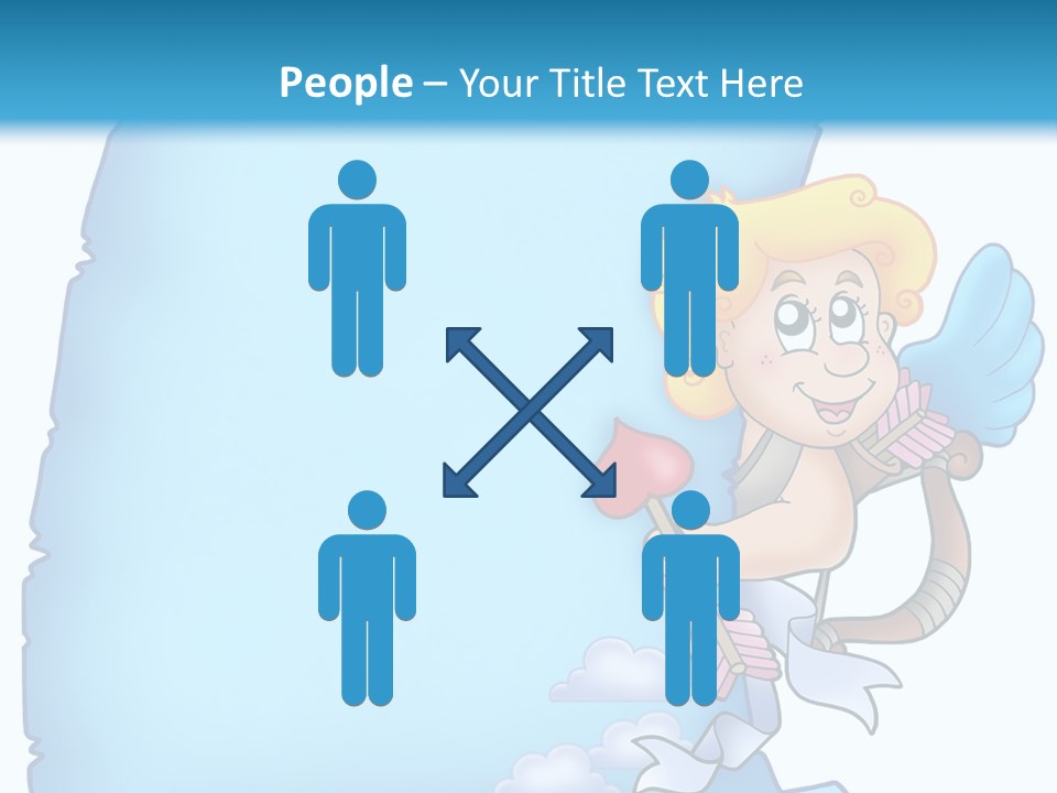 Mythology Wing Happy PowerPoint Template