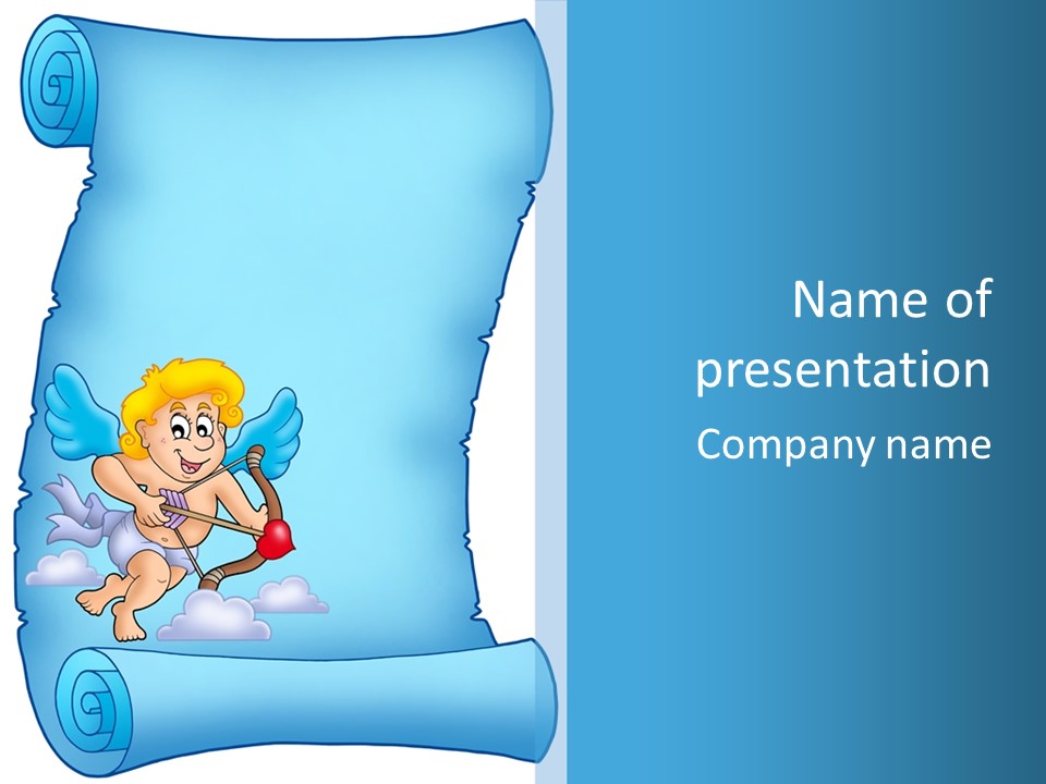 Smiling Happy Boy PowerPoint Template