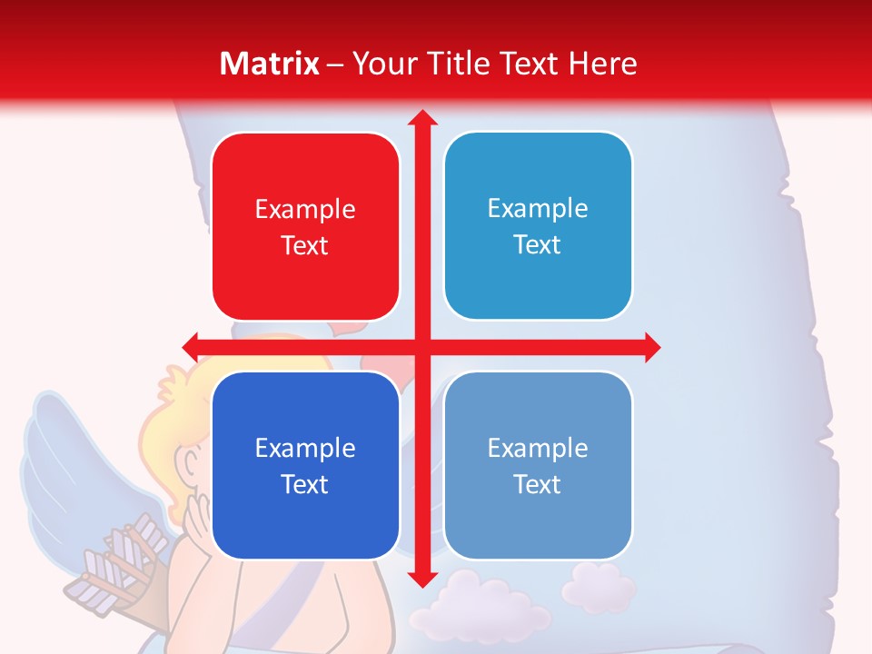 Abstract Love Message PowerPoint Template