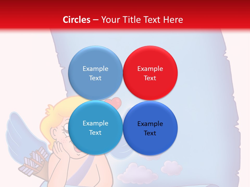 Abstract Love Message PowerPoint Template