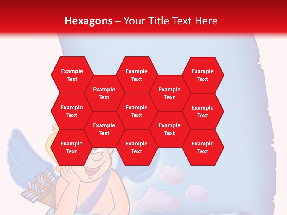 Abstract Love Message PowerPoint Template