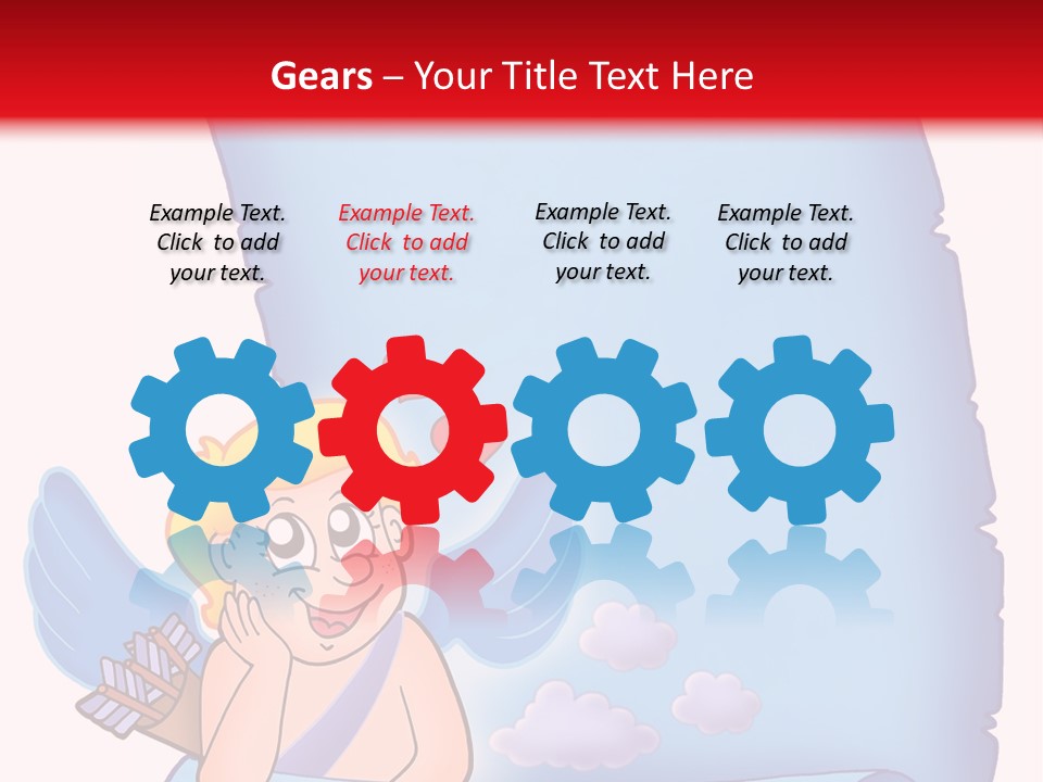 Abstract Love Message PowerPoint Template