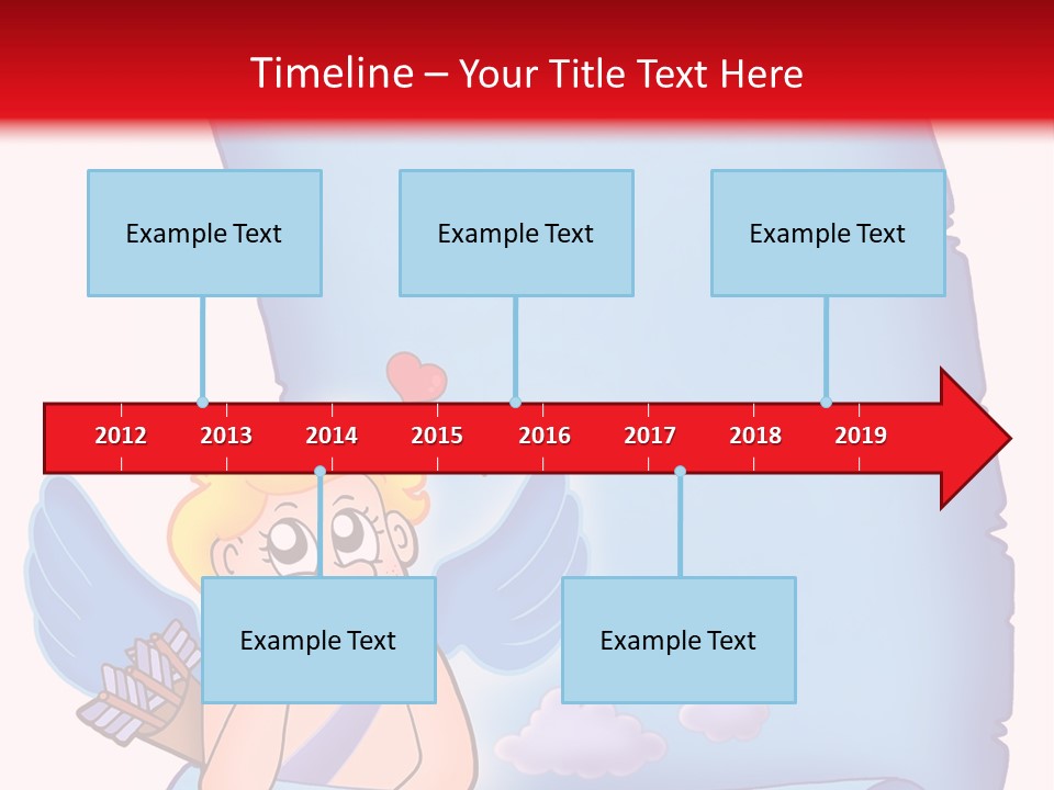 Abstract Love Message PowerPoint Template