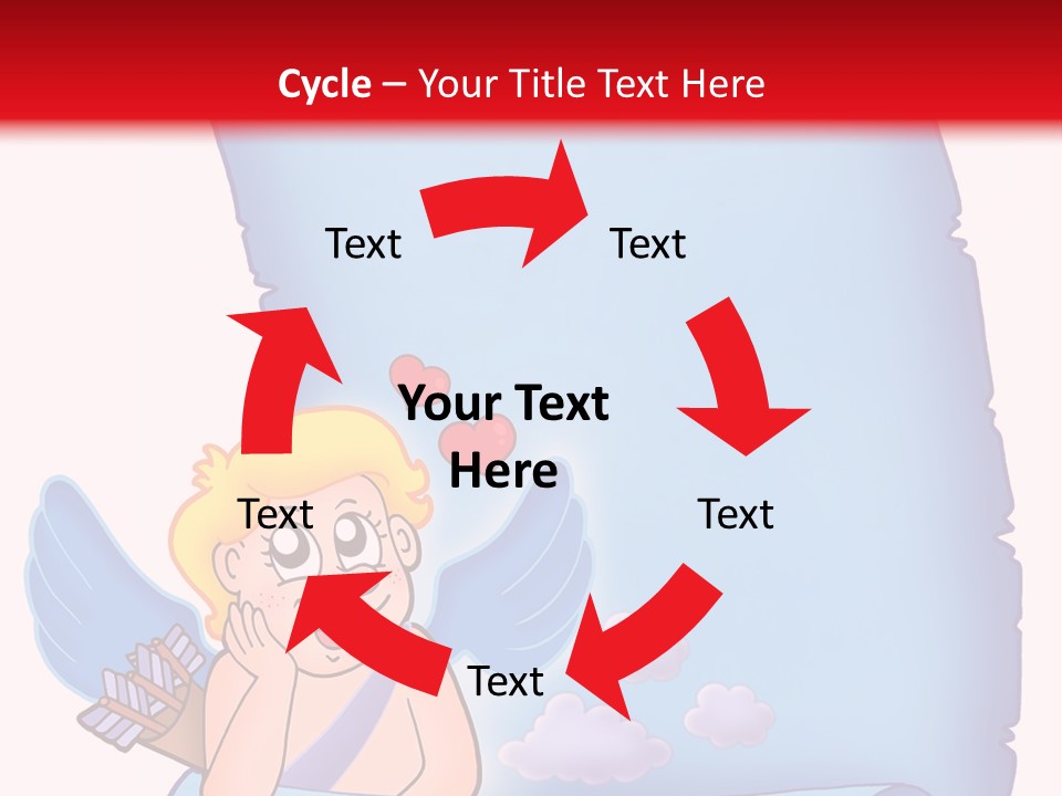 Abstract Love Message PowerPoint Template