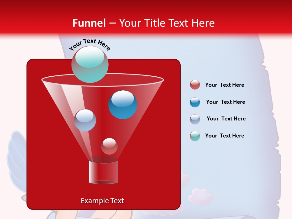 Abstract Love Message PowerPoint Template
