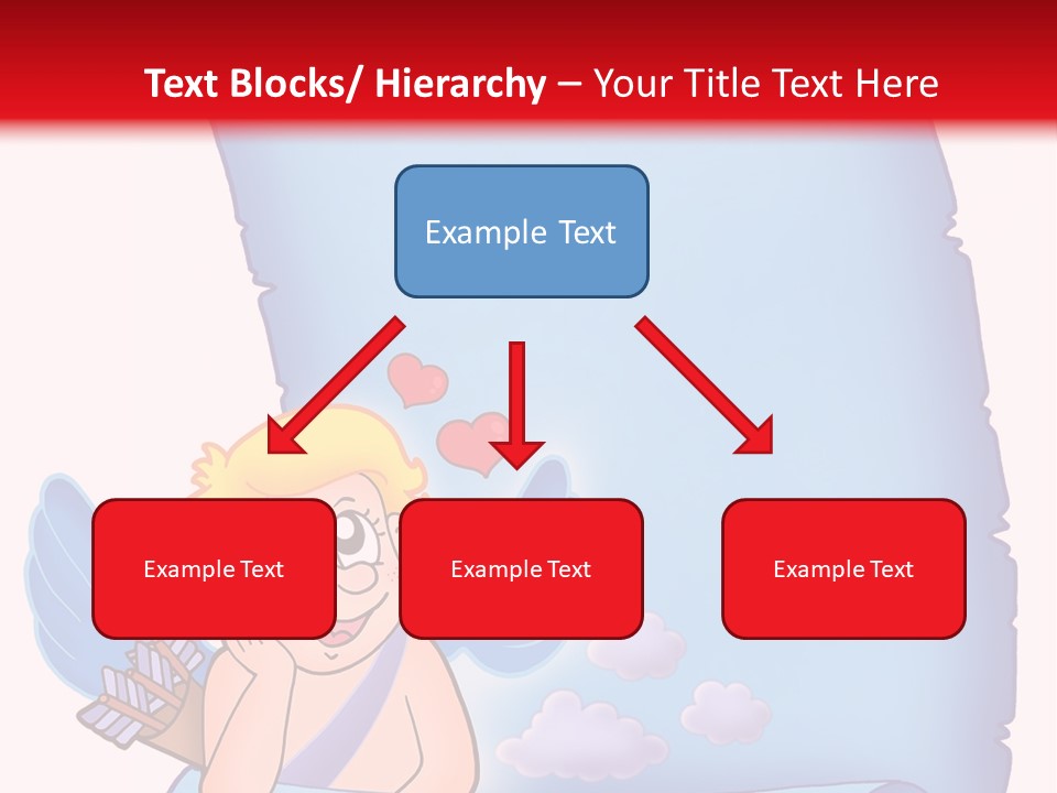 Abstract Love Message PowerPoint Template