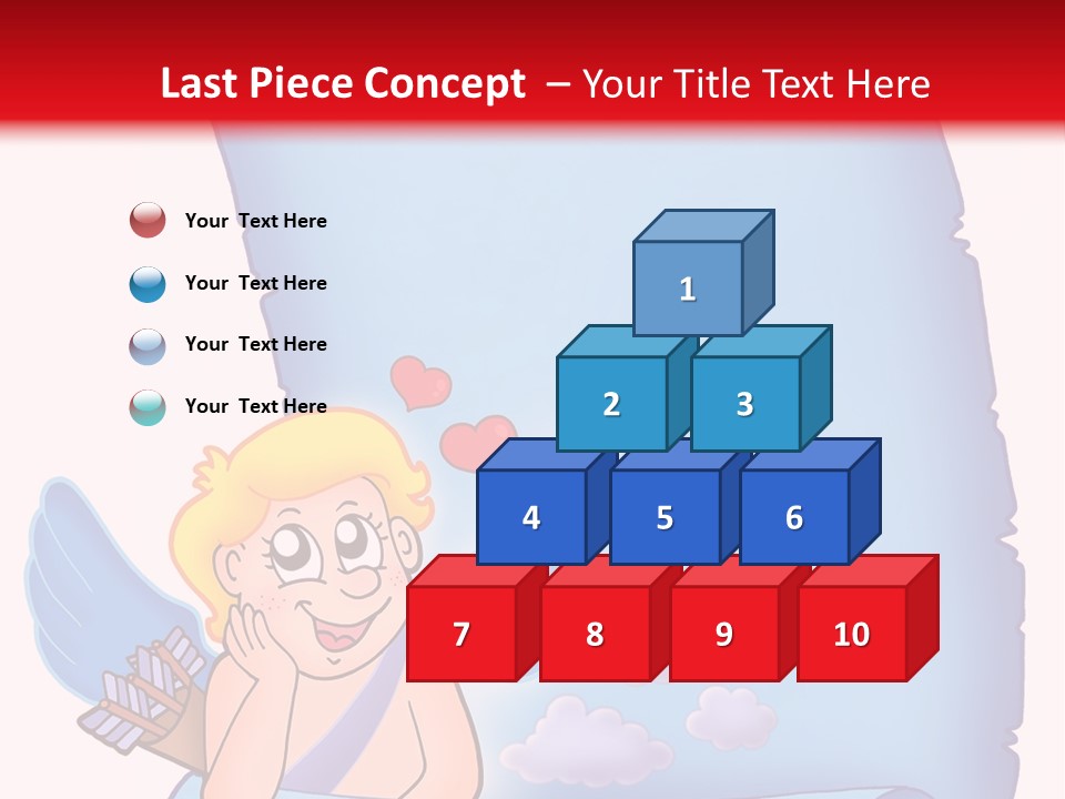 Abstract Love Message PowerPoint Template