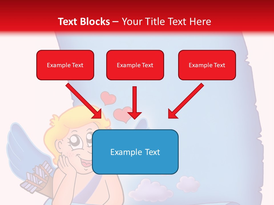 Abstract Love Message PowerPoint Template