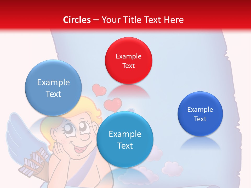 Abstract Love Message PowerPoint Template