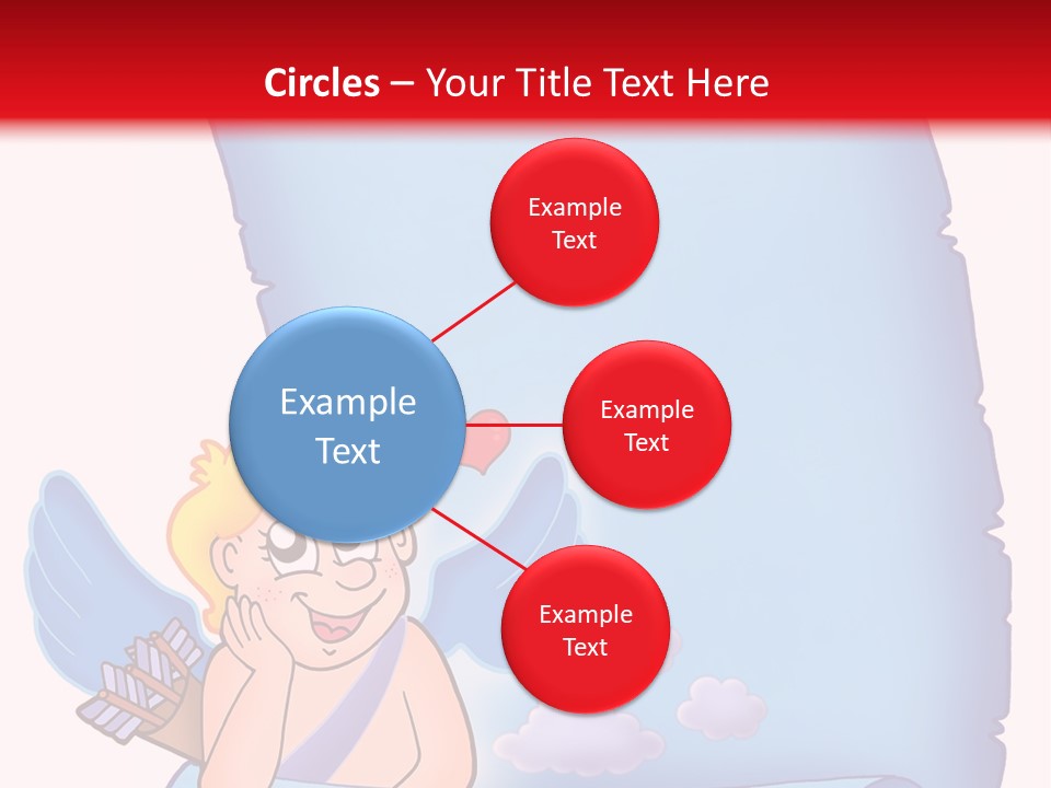 Abstract Love Message PowerPoint Template