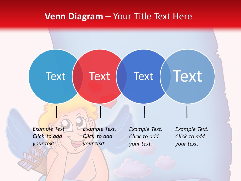 Abstract Love Message PowerPoint Template