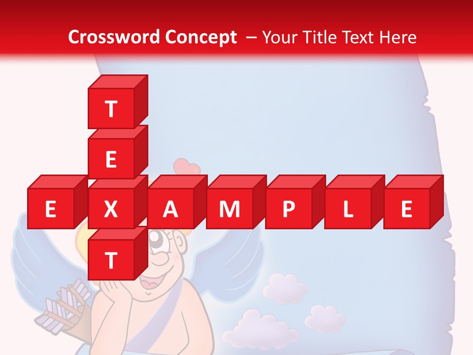 Abstract Love Message PowerPoint Template