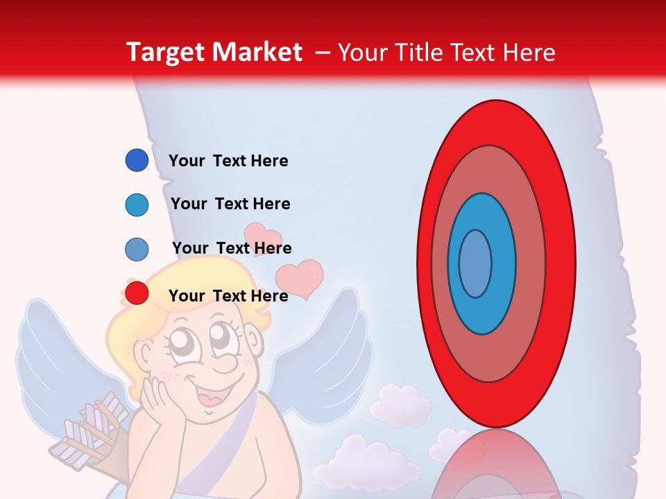 Abstract Love Message PowerPoint Template