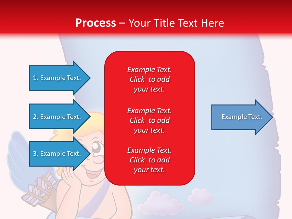 Abstract Love Message PowerPoint Template