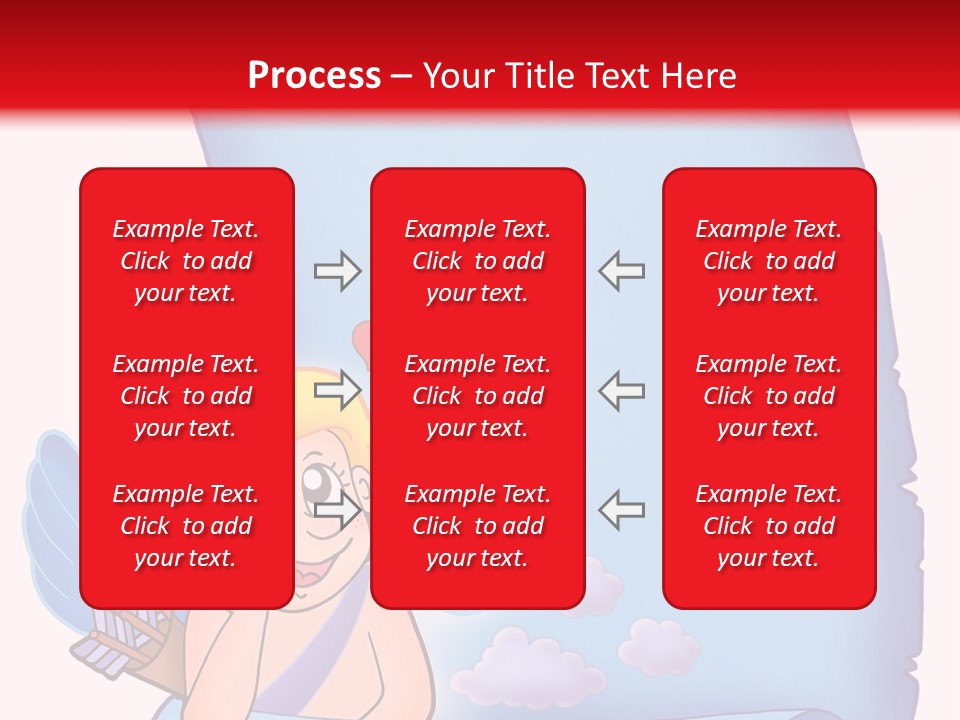 Abstract Love Message PowerPoint Template