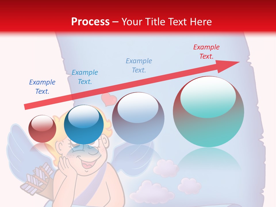 Abstract Love Message PowerPoint Template