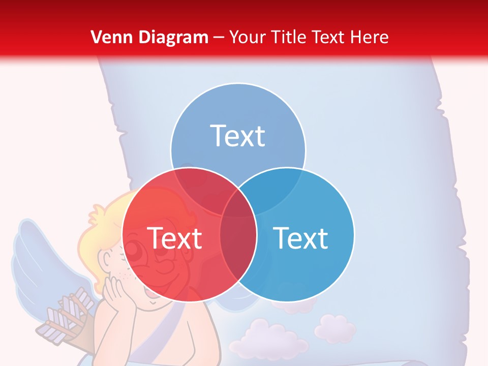 Abstract Love Message PowerPoint Template
