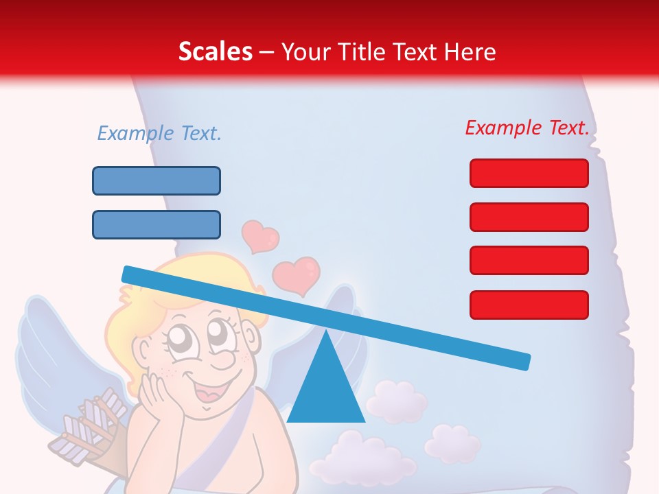 Abstract Love Message PowerPoint Template