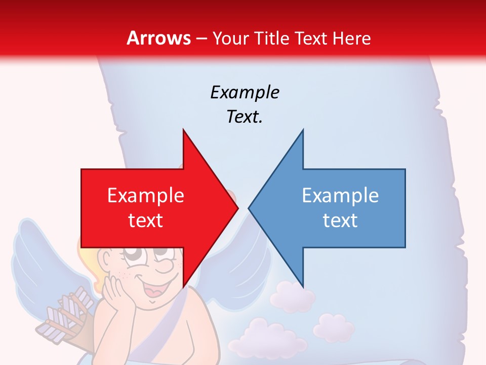 Abstract Love Message PowerPoint Template