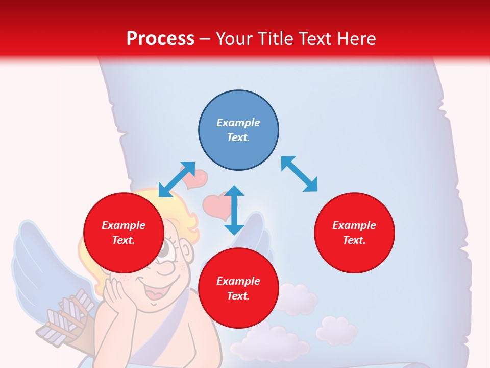 Abstract Love Message PowerPoint Template