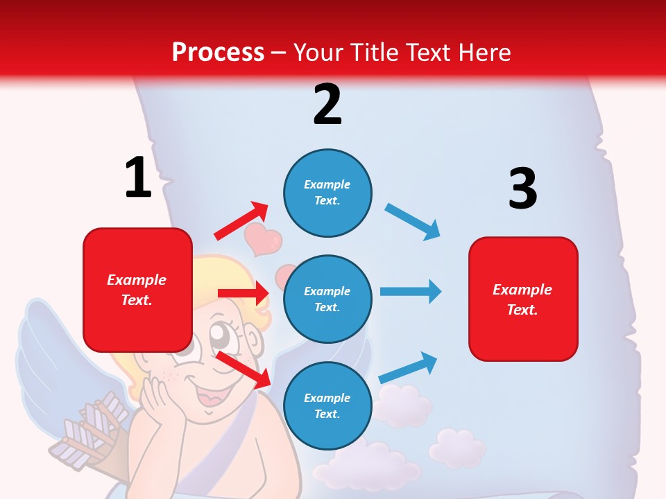 Abstract Love Message PowerPoint Template