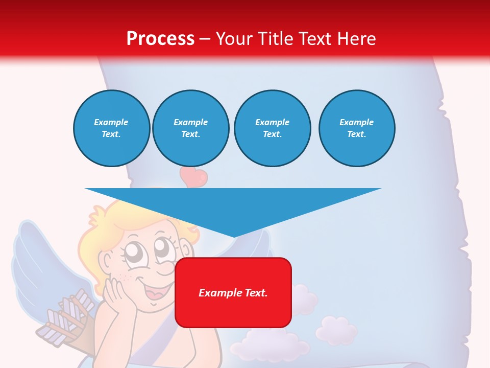 Abstract Love Message PowerPoint Template