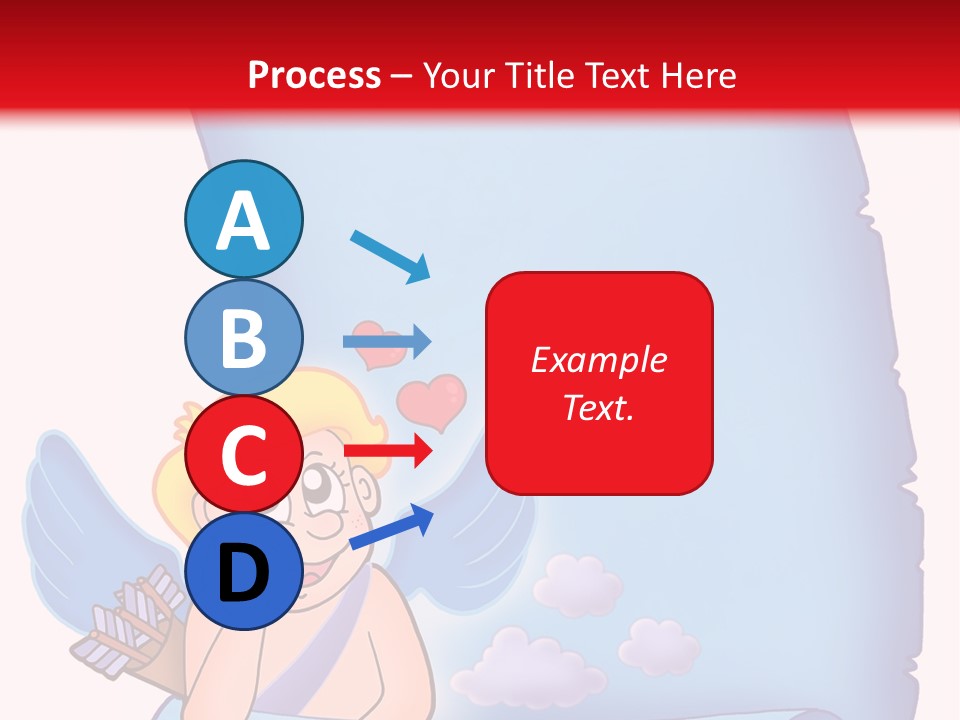 Abstract Love Message PowerPoint Template