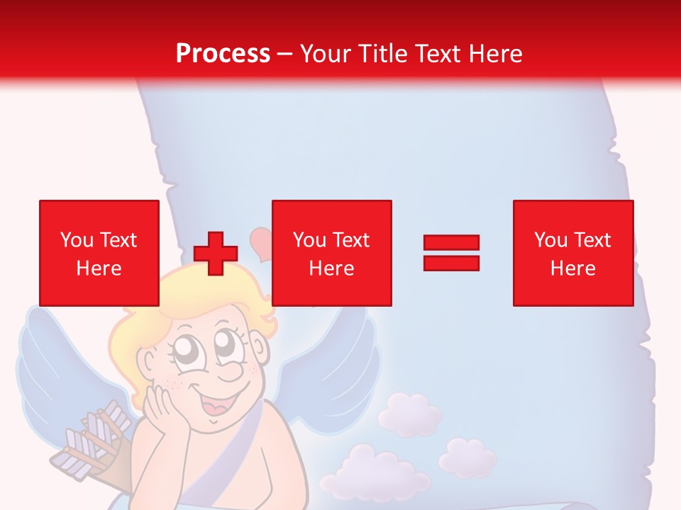 Abstract Love Message PowerPoint Template