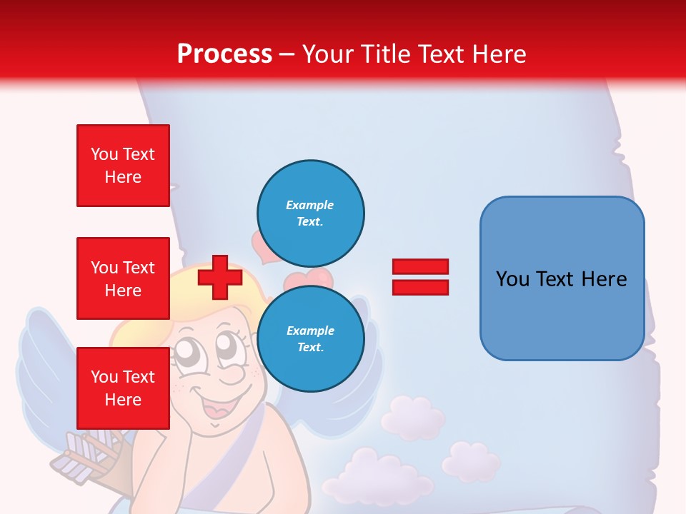 Abstract Love Message PowerPoint Template
