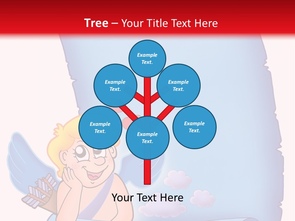 Abstract Love Message PowerPoint Template