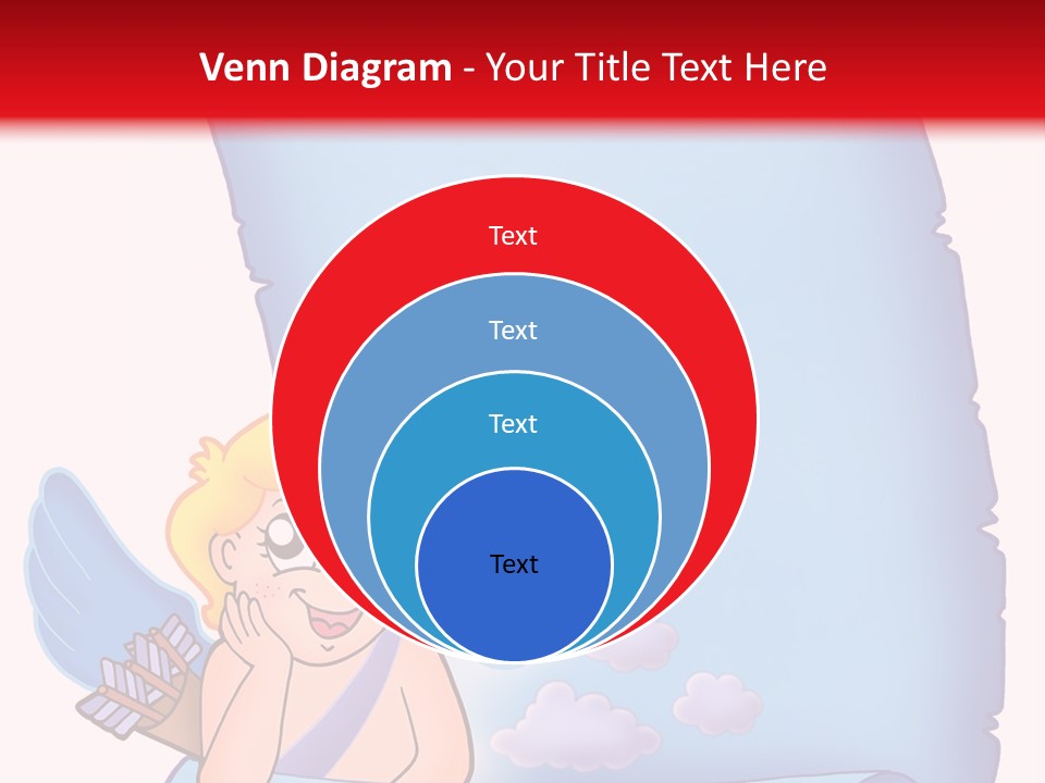 Abstract Love Message PowerPoint Template