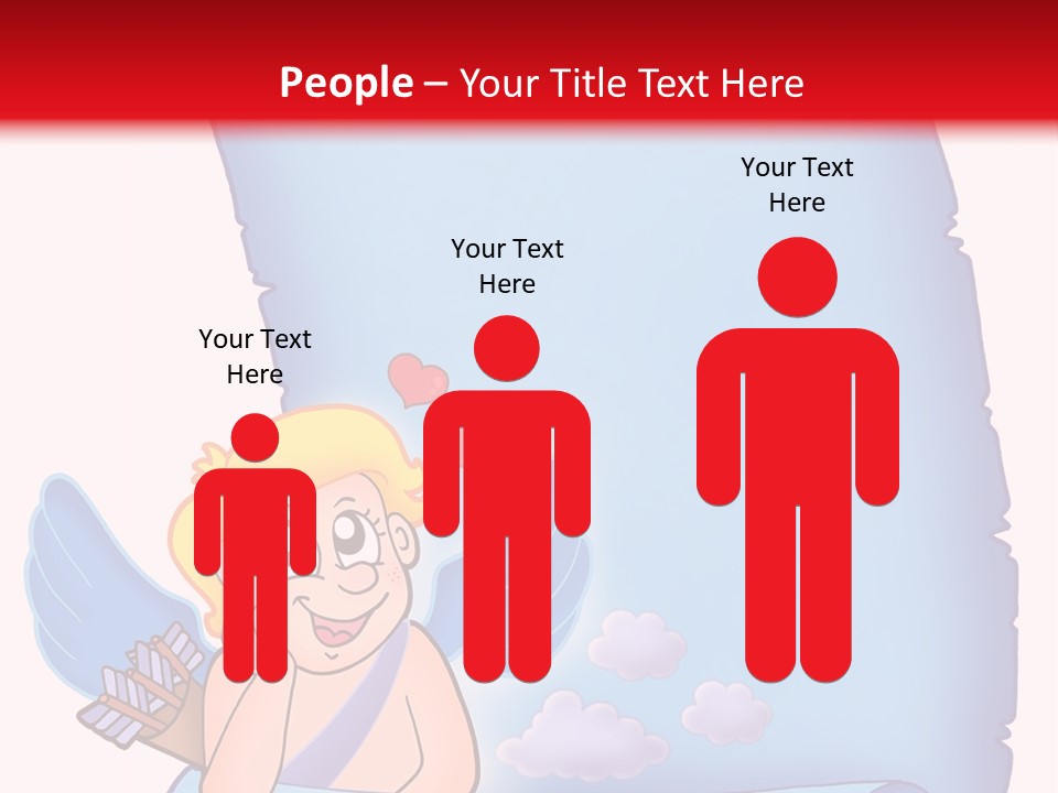 Abstract Love Message PowerPoint Template