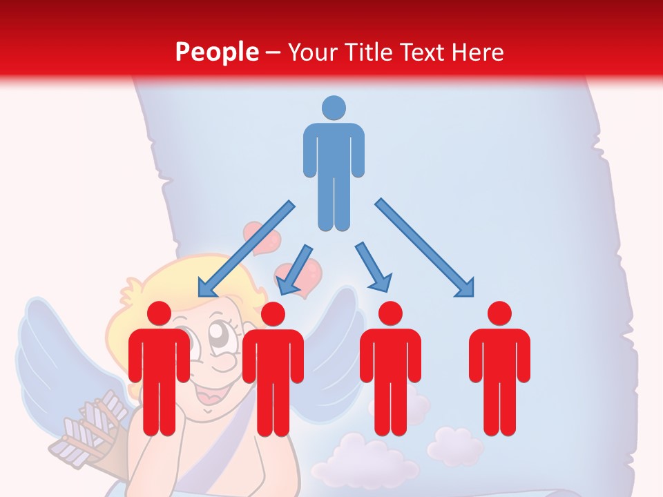 Abstract Love Message PowerPoint Template