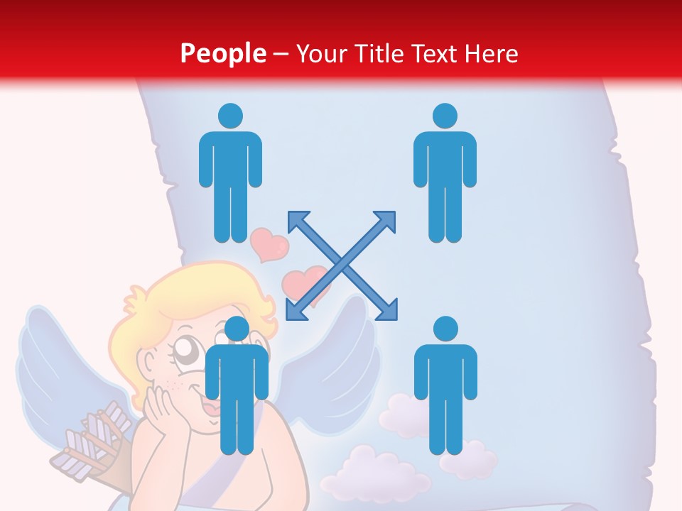 Abstract Love Message PowerPoint Template