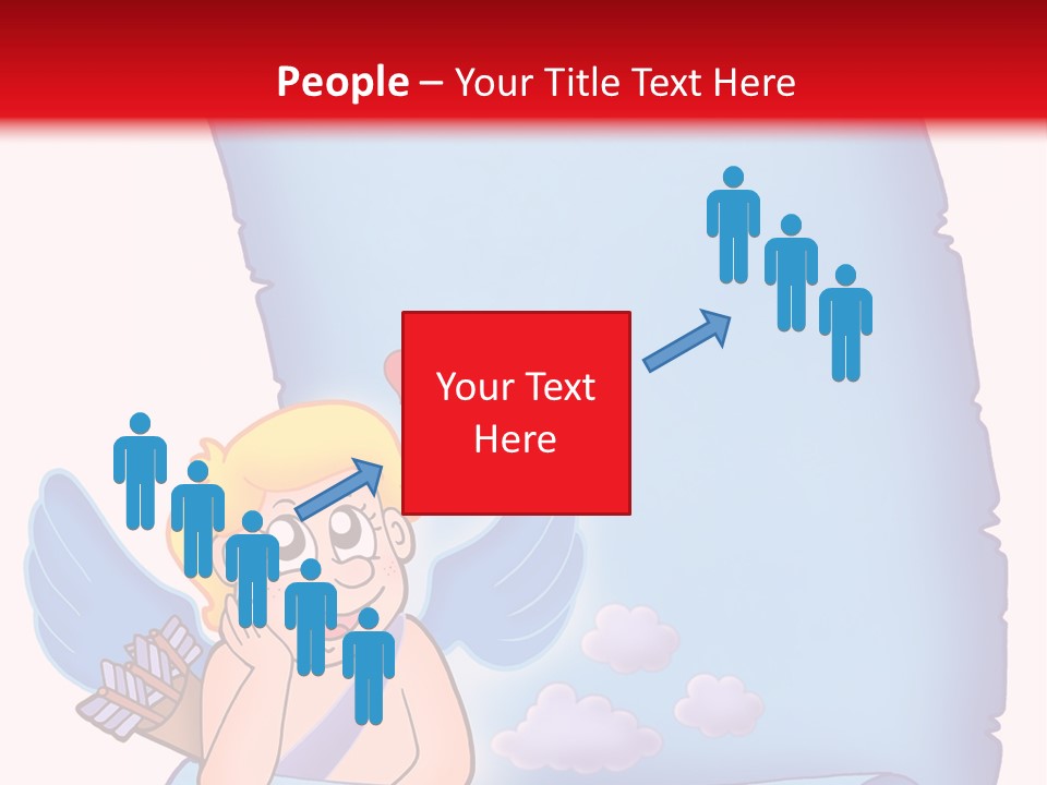 Abstract Love Message PowerPoint Template