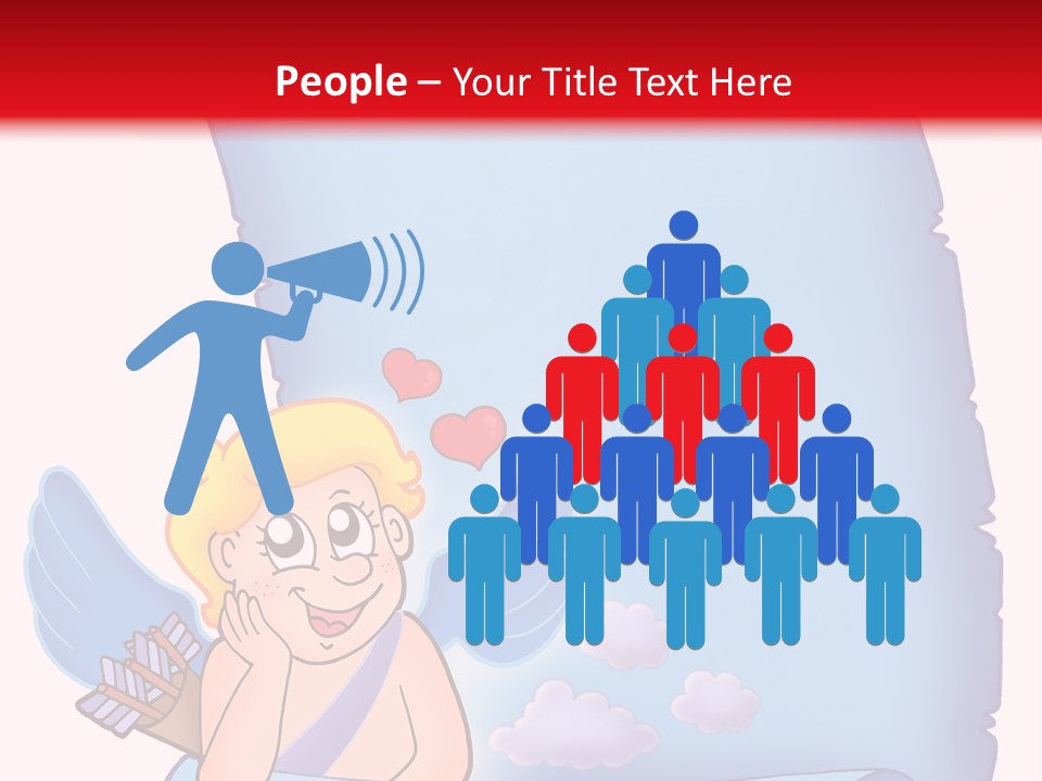 Abstract Love Message PowerPoint Template