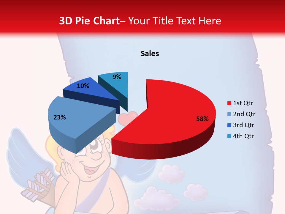 Abstract Love Message PowerPoint Template