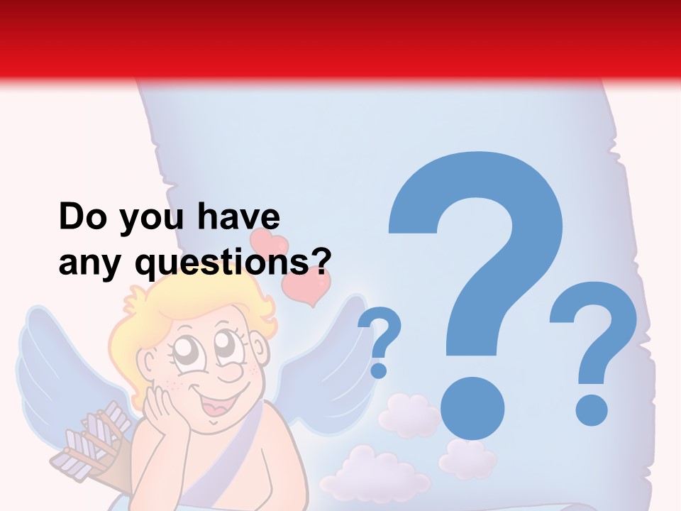 Abstract Love Message PowerPoint Template