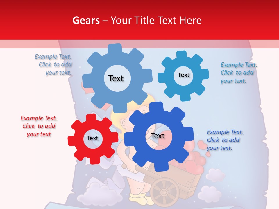 Letterparchmentscrollloveamorvalentinevalentinesdayangel Heaven Abstract PowerPoint Template