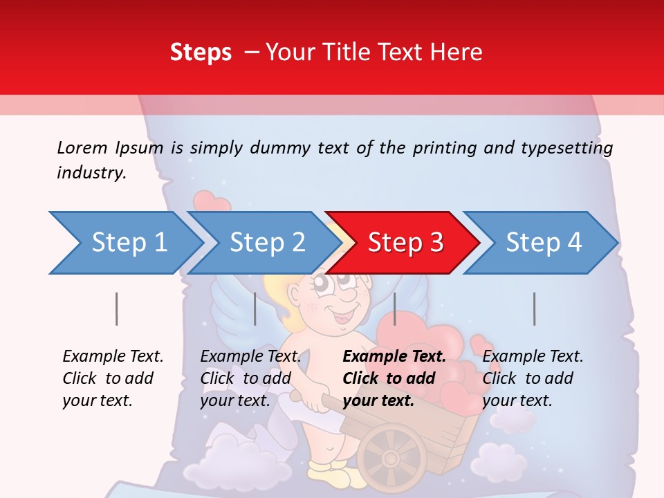Letterparchmentscrollloveamorvalentinevalentinesdayangel Heaven Abstract PowerPoint Template