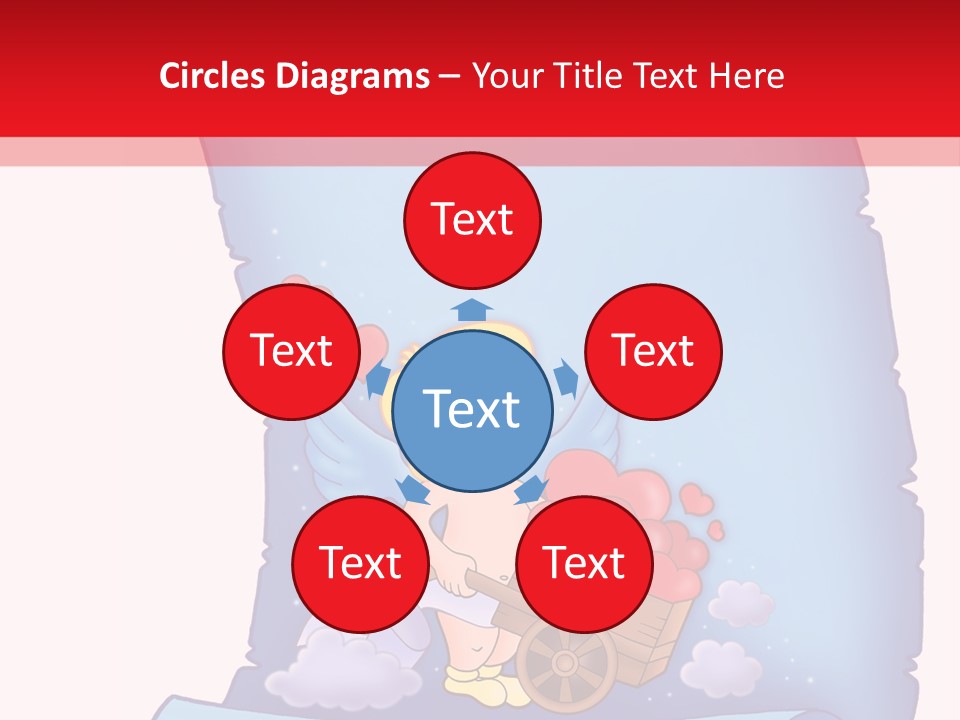 Letterparchmentscrollloveamorvalentinevalentinesdayangel Heaven Abstract PowerPoint Template