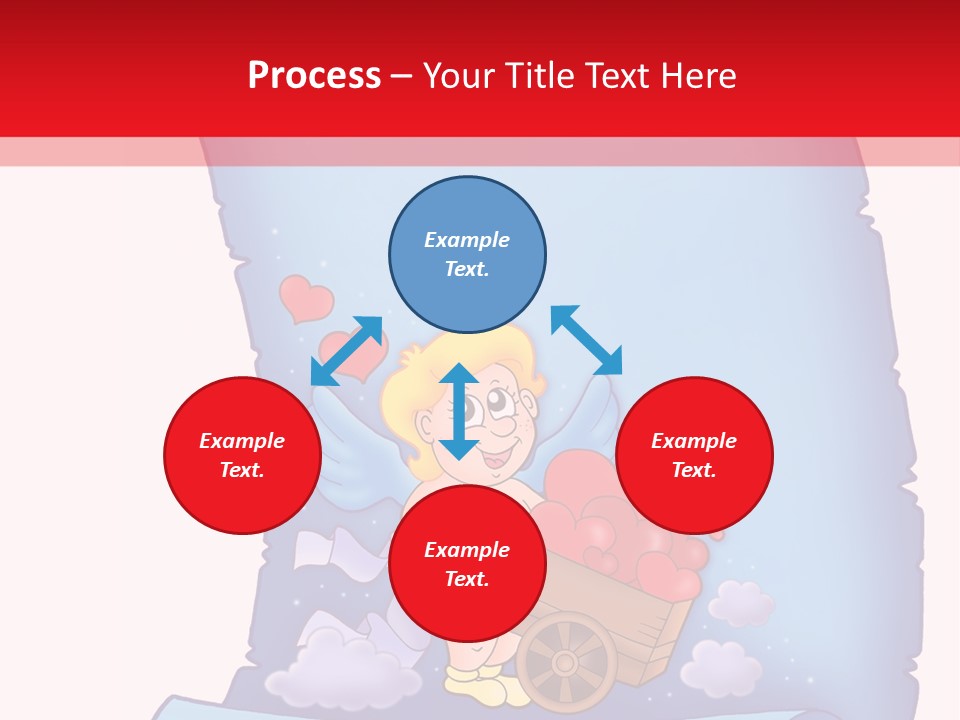Letterparchmentscrollloveamorvalentinevalentinesdayangel Heaven Abstract PowerPoint Template