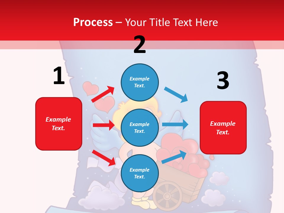 Letterparchmentscrollloveamorvalentinevalentinesdayangel Heaven Abstract PowerPoint Template