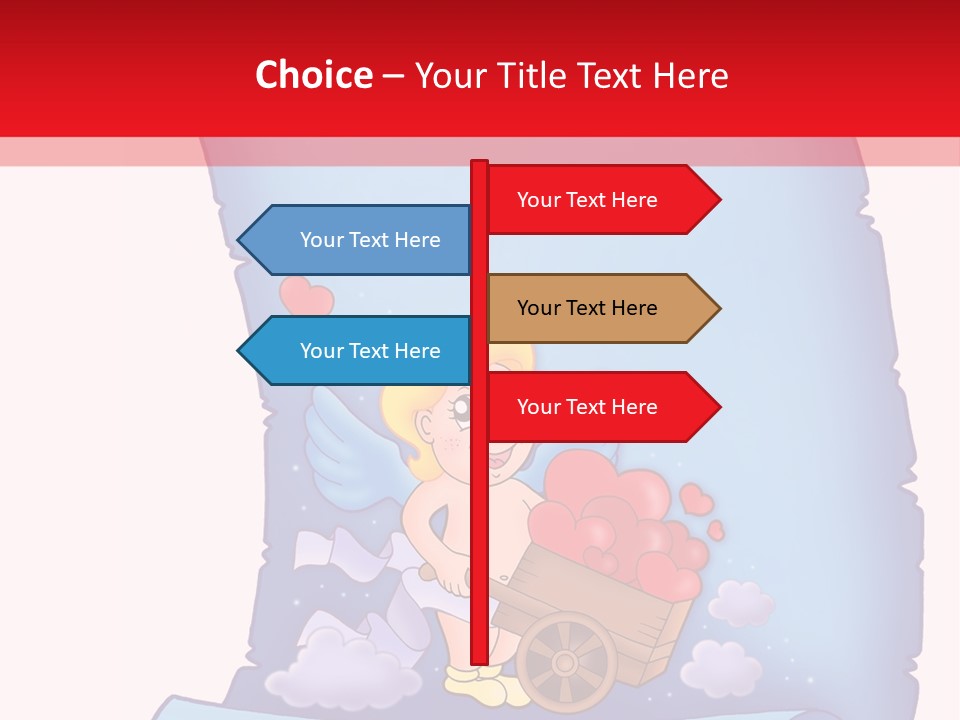 Letterparchmentscrollloveamorvalentinevalentinesdayangel Heaven Abstract PowerPoint Template