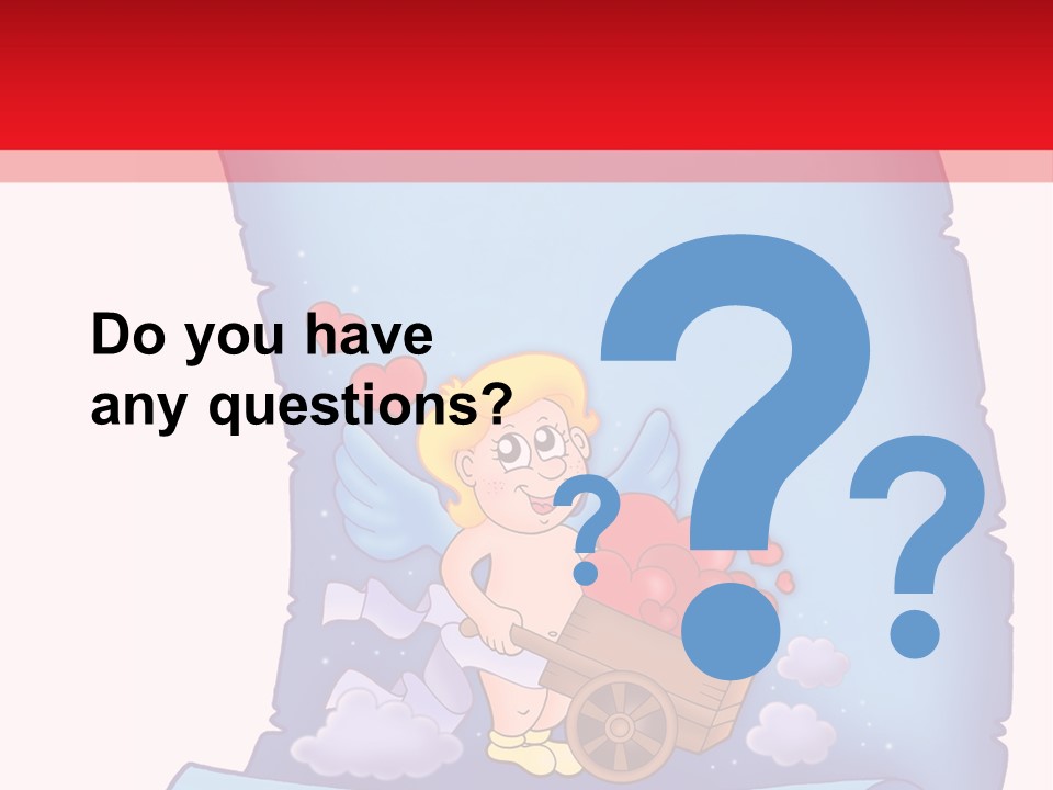 Letterparchmentscrollloveamorvalentinevalentinesdayangel Heaven Abstract PowerPoint Template