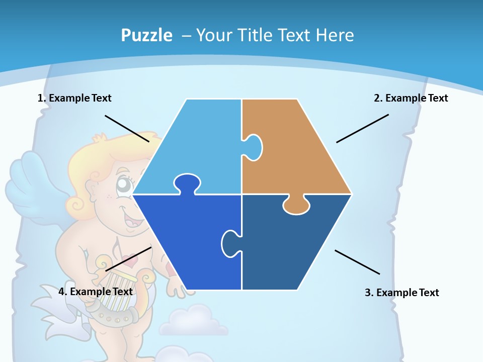 Message Happiness Letter PowerPoint Template