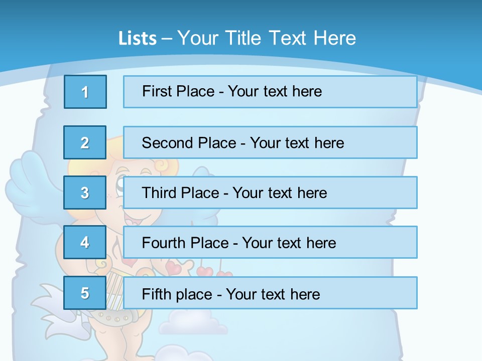 Message Happiness Letter PowerPoint Template