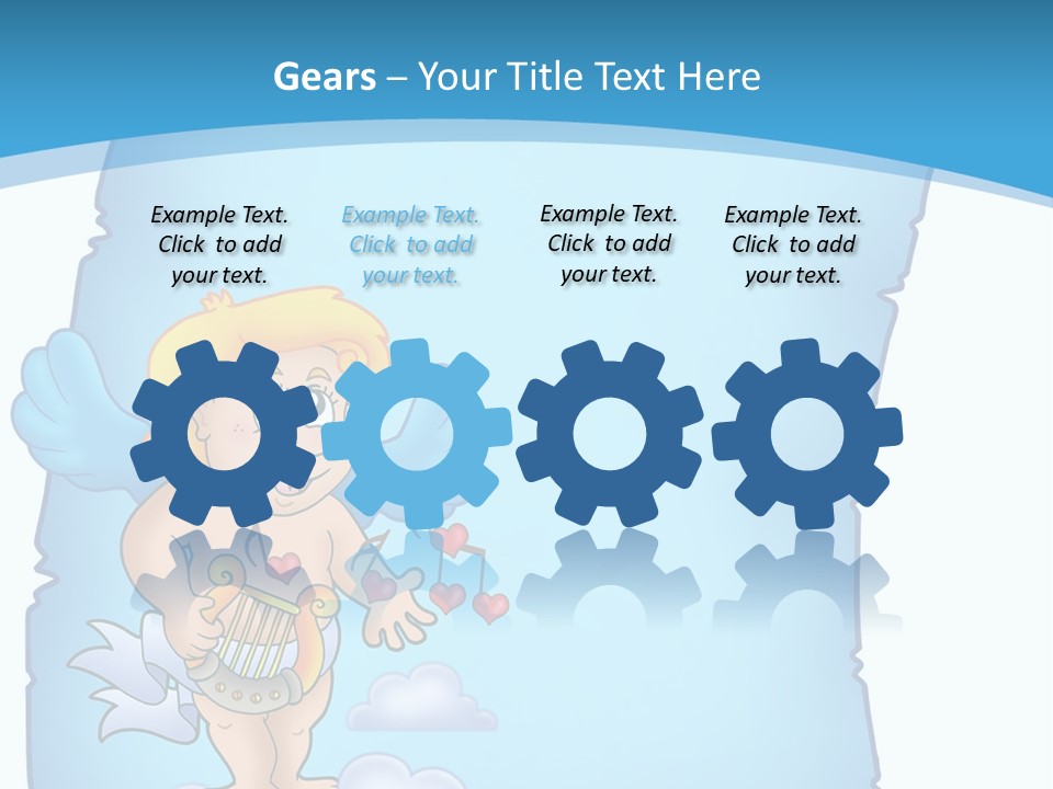 Message Happiness Letter PowerPoint Template