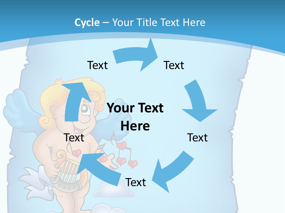 Message Happiness Letter PowerPoint Template