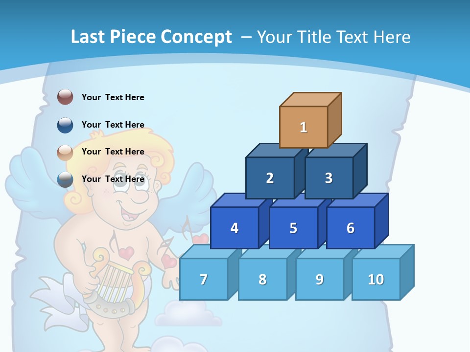 Message Happiness Letter PowerPoint Template